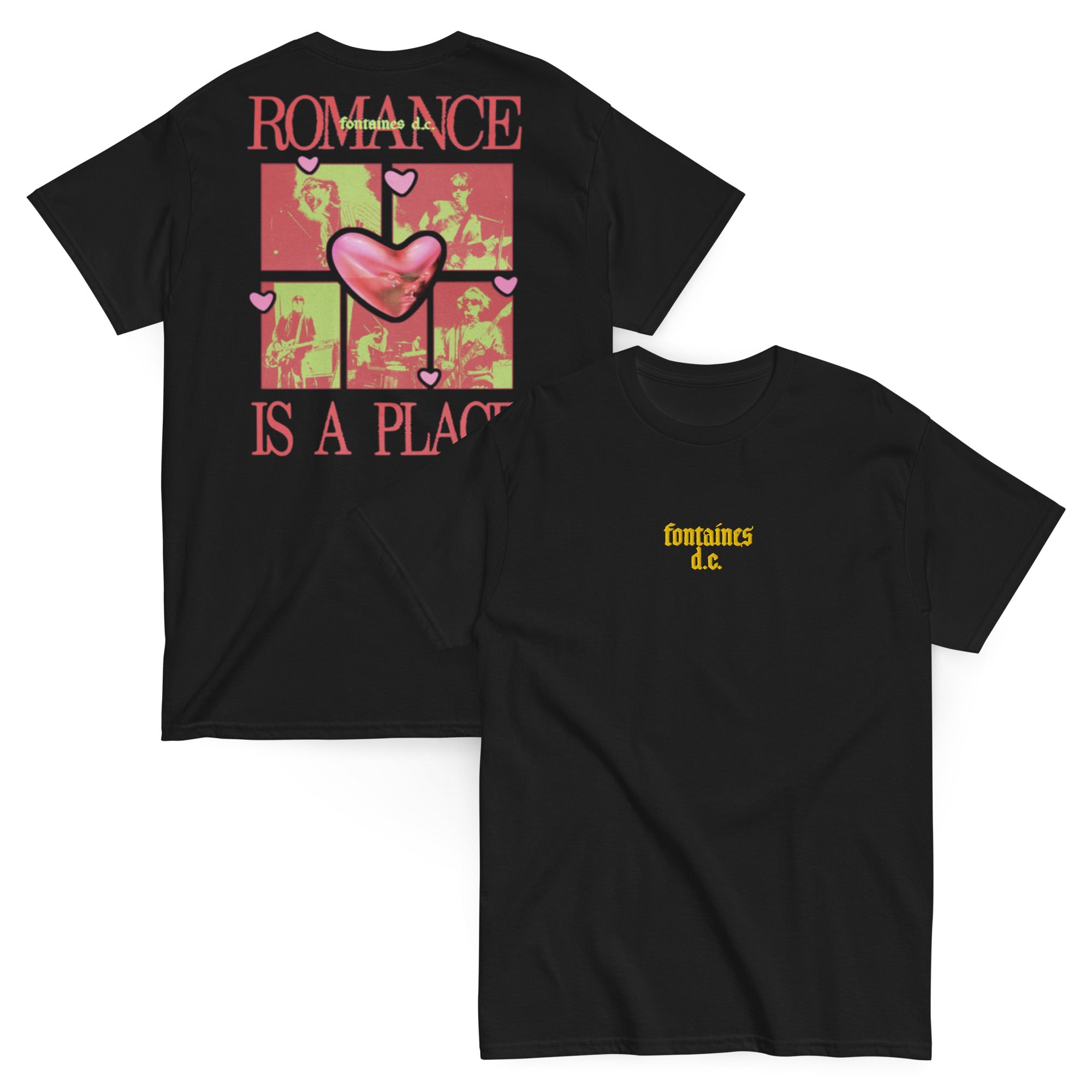 Fontaines dc double sided romance T-shirt – IndieThreads